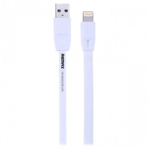 Кабель Remax Full Speed Lightning 1M White (RC-001i) - фото - интернет-магазин электроники и бытовой техники TTT