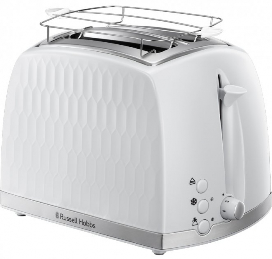 Тостер Russell Hobbs 26060-56 Honeycomb White - фото - интернет-магазин электроники и бытовой техники TTT