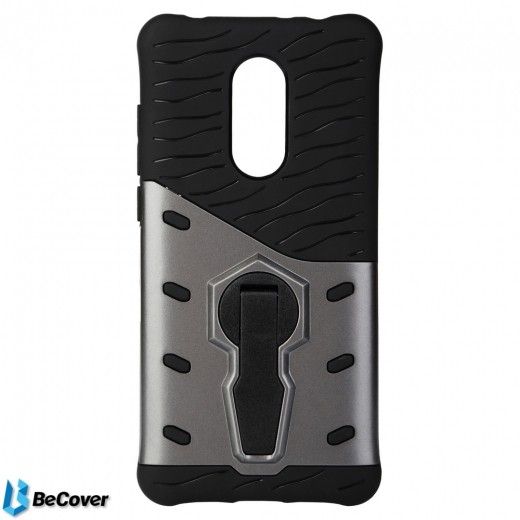 Протиударний чохол-підставка Becover Sniper Case для Xiaomi Redmi 5 Plus (702175) Black - фото - інтернет-магазин електроніки та побутової техніки TTT