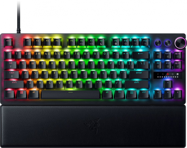Клавіатура дротова Razer Huntsman V3 Pro TKL Analog Optical Switch Gen-2 USB (RZ03-04980100-R3M1) Black  - фото Клавіатура дротова Razer Huntsman V3 Pro TKL Analog Optical Switch Gen-2 USB (RZ03-04980100-R3M1) Black  - фото - інтернет-магазин електроніки та побутової техніки TTT