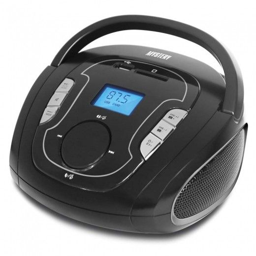 Магнітола Mystery Electronics BM-6008UB Black-Silver - фото - інтернет-магазин електроніки та побутової техніки TTT