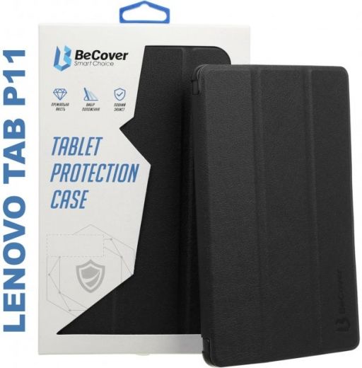 Обложка BeCover Smart Case для Lenovo Tab P11 (705955) Black - фото - интернет-магазин электроники и бытовой техники TTT
