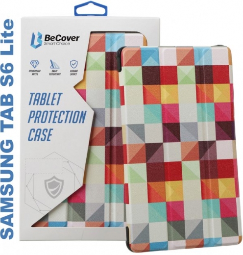 Чохол BeCover Smart Case для Samsung Galaxy Tab S6 Lite 10.4 P610/P615 (706605) Square  - фото Чохол BeCover Smart Case для Samsung Galaxy Tab S6 Lite 10.4 P610/P615 (706605) Square  - фото - інтернет-магазин електроніки та побутової техніки TTT