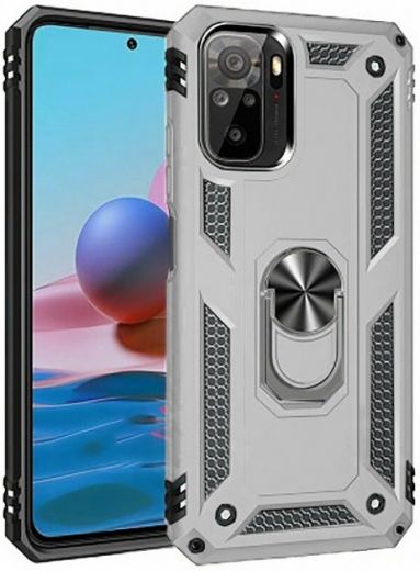 Панель BeCover Military для Xiaomi Redmi Note 10 Pro (706134) Silver - фото - интернет-магазин электроники и бытовой техники TTT