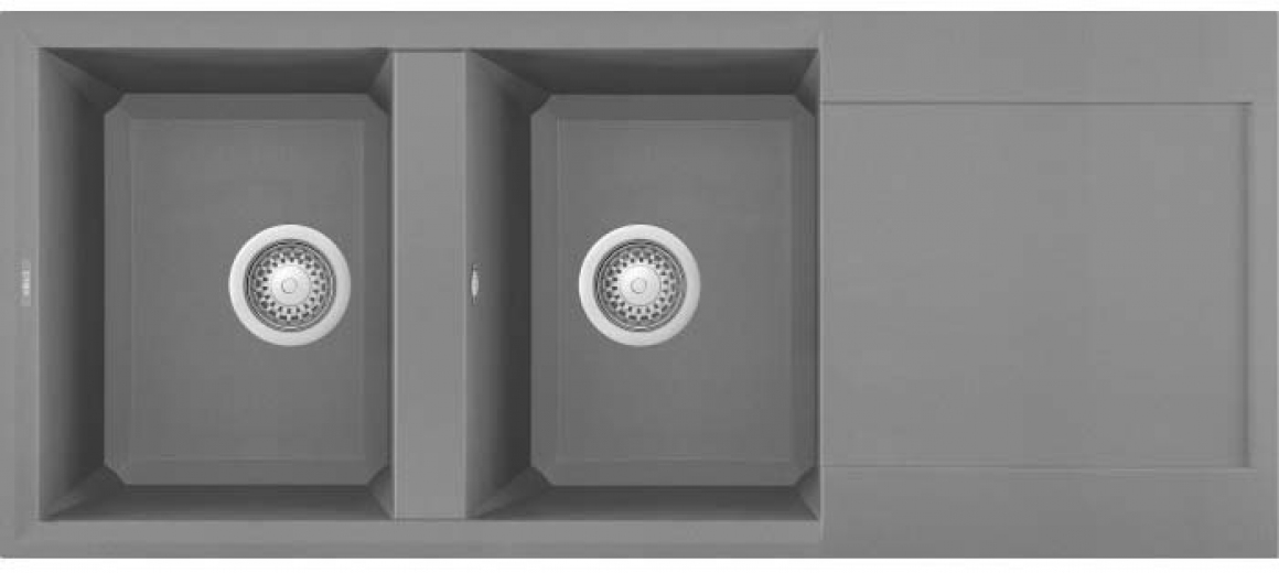 Кухонная мойка Elleci EASY 500 ALUMINIUM 79 - фото - интернет-магазин электроники и бытовой техники TTT