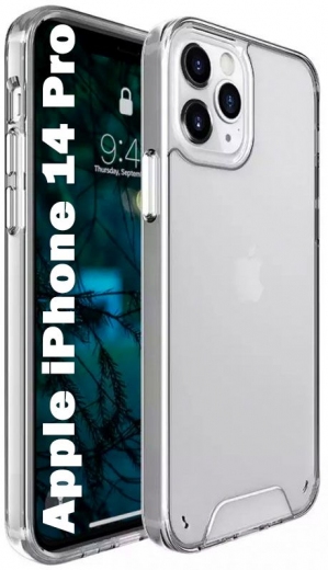 Чехол BeCover Space Case для Apple iPhone 14 Pro (708583) Transparancy - фото - интернет-магазин электроники и бытовой техники TTT