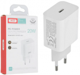 Мережевий зарядний пристрій XO A829-120167C 20W USB-C PD Fast Charger White Мережевий зарядний пристрій XO A829-120167C 20W USB-C PD Fast Charger White