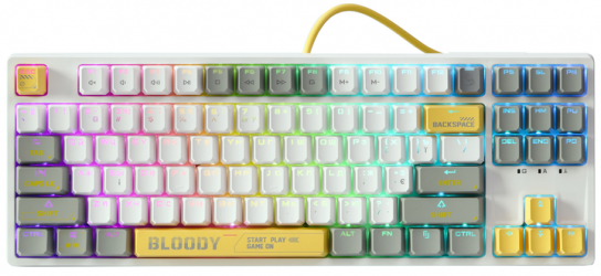 Клавиатура проводная A4Tech Bloody S87 USB (4711421993708) Energy White Клавиатура проводная A4Tech Bloody S87 USB (4711421993708) Energy White