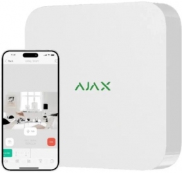 Сетевой видеорегистратор Ajax NVR 8ch 8EU White Сетевой видеорегистратор Ajax NVR 8ch 8EU White
