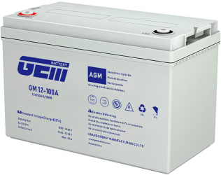 Аккумуляторная батарея GEM Battery 12V-100Ah AGM L5/T5 (GM 12-100) Аккумуляторная батарея GEM Battery 12V-100Ah AGM L5/T5 (GM 12-100)