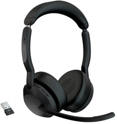 Наушники Jabra Evolve2 55 Link380c MS Stereo USB-A (25599-999-999) Black  Наушники Jabra Evolve2 55 Link380c MS Stereo USB-A (25599-999-999) Black