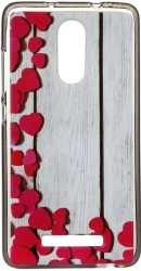 Cиліконовий чохол BeCover для Xiaomi Redmi Note 3 Hearts (701205)