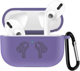 Чохол для навушників BeCover Silicon Protection для Apple AirPods Pro (704499) Light Purple
