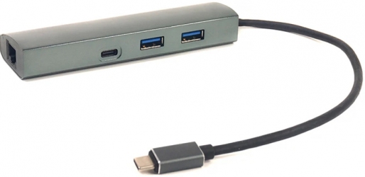 Переходник PowerPlant USB 3.0 2 порта + 1 порт Type-C USB 3.1 + Gigabit Ethernet (CA910557) Переходник PowerPlant USB 3.0 2 порта + 1 порт Type-C USB 3.1 + Gigabit Ethernet (CA910557)