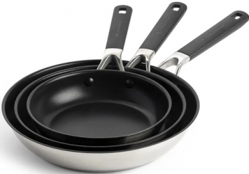 Набор сковородок KitchenAid CSS 3 шт. (CC005708-001) Набор сковородок KitchenAid CSS 3 шт. (CC005708-001)