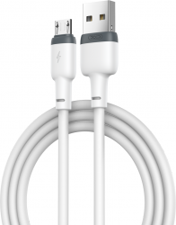 Кабель XO NB208 microUSB 1m 2.4A White