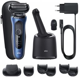 Електробритва-тример BRAUN Series 6 60-B7500cc Blue/Black