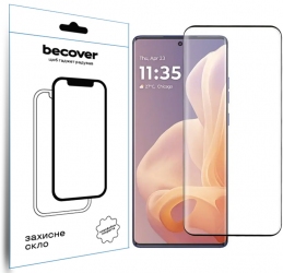 Защитное стекло Becover EDGE для Motorola Moto G85 (712350) Black Защитное стекло Becover EDGE для Motorola Moto G85 (712350) Black