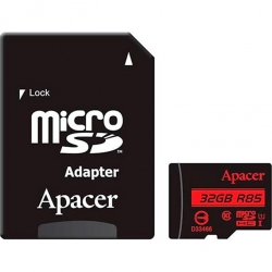 Apacer microSDHC 32GB UHS-I Class 10 + SD-adapter (AP32GMCSH10U5-RA) Apacer microSDHC 32GB UHS-I Class 10 + SD-adapter (AP32GMCSH10U5-RA)
