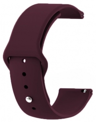 Ремешок BeCover для Samsung Galaxy Watch 42mm / Watch Active / Active 2 40/44mm / Watch 3 41mm / Gear S2 Classic / Gear Sport (706178) Purple-Wine