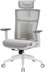 Крісло офісне OfficePro Balance OC620-W-LG-LG White/Light Gray