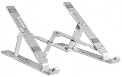 Подставка для ноутбука HiSmart LPS03-3 Aluminum (HS082826) Silver 