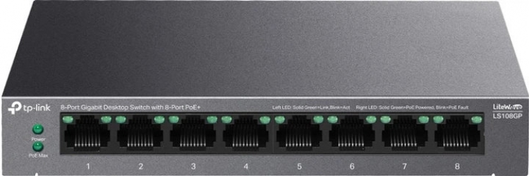 Коммутатор TP-LINK LS108GP