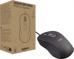 Мышь Logitech Signature M520 USB (910-007511) Graphite 