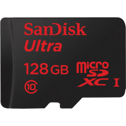 Карта памяти SanDisk Ultra microSDXC UHS-I 128GB + SD-adapter (SDSQUNC-128G-GN6MA) Карта памяти SanDisk Ultra microSDXC UHS-I 128GB + SD-adapter (SDSQUNC-128G-GN6MA)