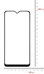 Защитное стекло BeCover для Vivo Y93 Lite (703949) Black