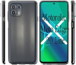 Cиліконовий чохол BeCover для Motorola Moto Edge 20 Lite (707431) Transparancy