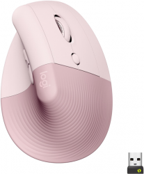 Миша Logitech Lift Vertical Ergonomic Wireless/Bluetooth (910-006478) Rose 