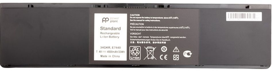 Акумулятор PowerPlant для ноутбуків Dell Latitude E7440 Series (DL7440PK) 7.4V 4500mAh (NB440726)