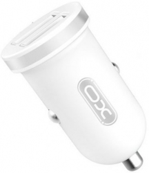 Автомобільний зарядний пристрій XO CC18 2USB 2.1A White