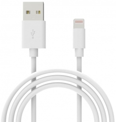 Кабель Grand-X USB - Lightning 1 м (PL01W) White Кабель Grand-X USB - Lightning 1 м (PL01W) White