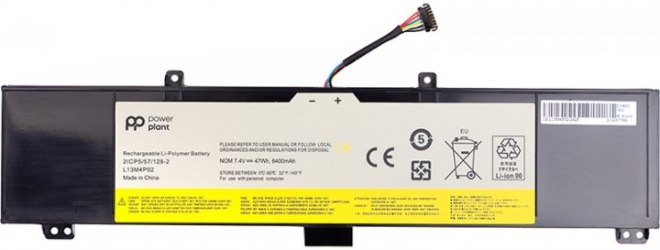 Аккумулятор PowerPlant для LENOVO Erazer Y50 (L13M4P02) 7.4 V 6400 mAh (NB481040)