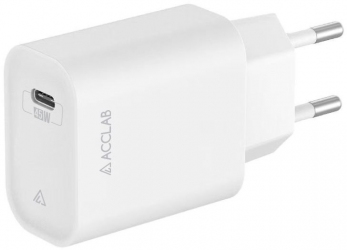Сетевое зарядное устройство AccLab 45W USB-C PD3.0 QC4.0 (AL-TC451) White