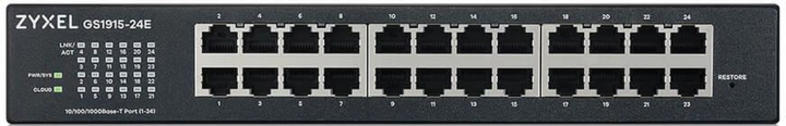 Комутатор ZYXEL GS1915-24E (GS1915-24E-EU0101F)  Комутатор ZYXEL GS1915-24E (GS1915-24E-EU0101F)
