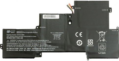 Акумулятор PowerPlant для ноутбуків HP EliteBook Folio 1020 G1 (BR04XL) 7.6V 4200mAh (NB461219)