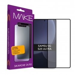 Защитное стекло MakeFuture Full Cover Samsung S25 Ultra (MGF-SS25U) Защитное стекло MakeFuture Full Cover Samsung S25 Ultra (MGF-SS25U)