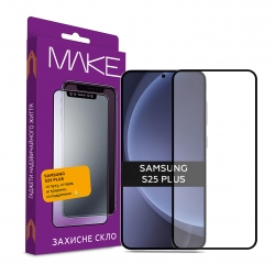 Защитное стекло MakeFuture Full Cover Samsung S25 Plus (MGF-SS25P) Защитное стекло MakeFuture Full Cover Samsung S25 Plus (MGF-SS25P)
