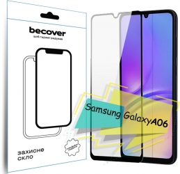 Захисне скло Becover для Samsung Galaxy A06 SM-A065 (713240) Black