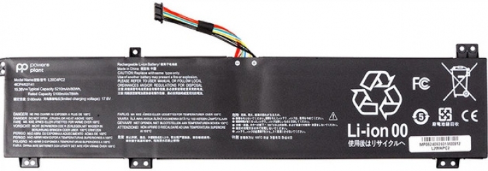Аккумулятор PowerPlant для Lenovo Legion 5-17ITH6 82JN Series (L20C4PC2) 15.36V 5210mAh (NB482610)