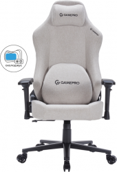 Крісло геймерське GamePro FGC750LG Size L Fabric Light Grey
