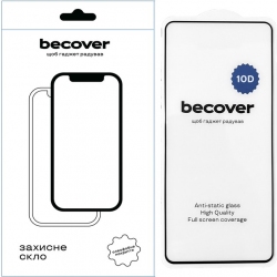 Защитное стекло BeCover для Motorola Moto G35 10D (712715) Black