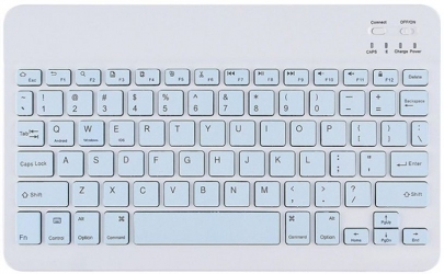 Клавиатура беспроводная BeCover English/Ukrainian (245×150 мм) (713407) Light Blue Клавиатура беспроводная BeCover English/Ukrainian (245×150 мм) (713407) Light Blue