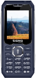 Мобильный телефон Sigma mobile X-style 341 Bro Type-C Blue  Мобильный телефон Sigma mobile X-style 341 Bro Type-C Blue