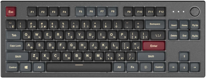 Клавиатура Montech Darkness MK87DB TKL DB USB