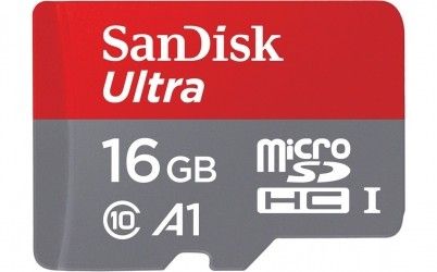 Карта памяти SanDisk Ultra A1 microSDHC UHS-I 16GB Class 10 + SD-adapter (SDSQUAR-016G-GN6MA) Карта памяти SanDisk Ultra A1 microSDHC UHS-I 16GB Class 10 + SD-adapter (SDSQUAR-016G-GN6MA)
