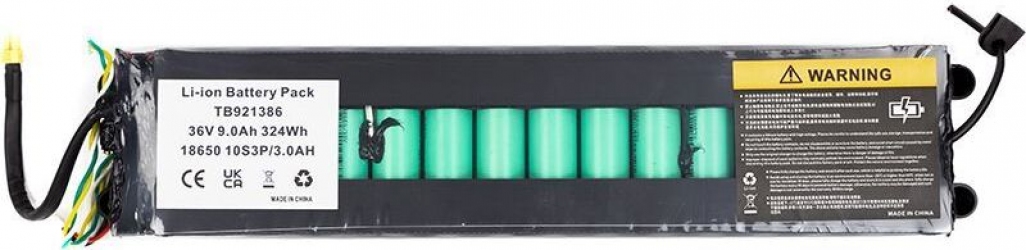 Аккумулятор PowerPlant для Xiaomi scooters 36V 9.0Ah (18650 10S3P/3.0Ah) TB921386